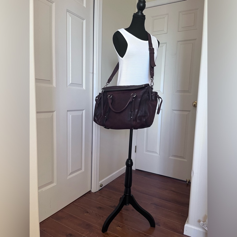 Miu Miu Brown Leather Tote Bag/ Crossbody Bag, Lambskin Leather - Picture 16 of 16